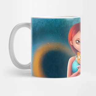 Mermaid with Ukrainian emblem Mug